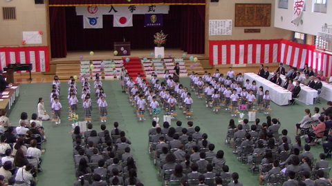 入学式のようす