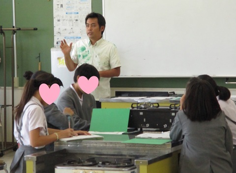 キャリア講演会のようす　　株式会社 比謝川ガス